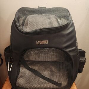 Black Men’s Pet Carrier Backpack